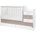 Lorelli Легло Lorelli - Maxi Plus, 3Box, 70 x 160 cm, Бяло/Кехлибар (10150580044P)