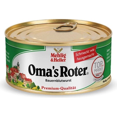 Mehlig & Heller Oma's Roter krvavá masová pomazánka v konzervě 300 g