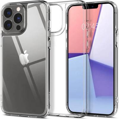 Spigen Противоударен Калъф за iPhone 13 Pro, Spigen Quartz Hybrid Case, Прозрачен (ACS03271)