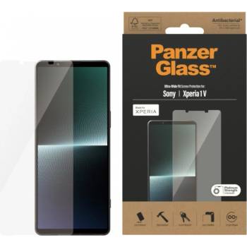 Image 1 of Panzer Стъклен протектор PanzerGlass - AntiBact UWF, Xperia 1 V (5711724076428)
