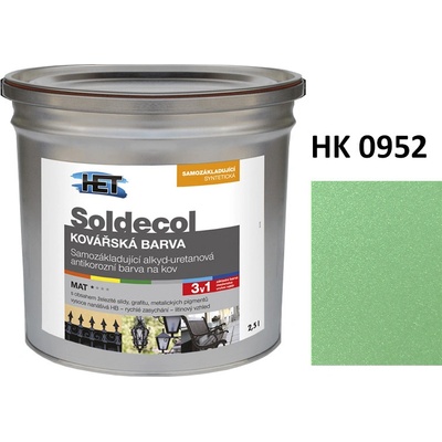 Het Soldecol Kovářská Barva 2,5L | HK 0952 tmavě zelená