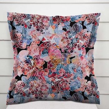 Biante s lemom Rongo RGP-503 Červeno-modré kvety 50 x 60 cm