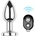 Kiotos Vibrating Aluminium Buttplug Medium