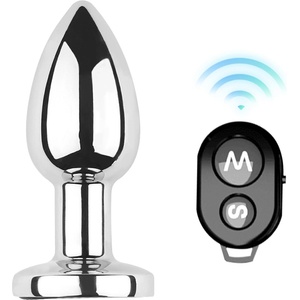 Kiotos Vibrating Aluminium Buttplug Medium