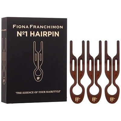 Fiona Franchimon Nº1 Hairpin spona do vlasů 3 ks brown pro ženy