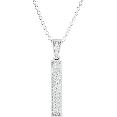 Gemmax Řetízek s přívěskem z bílého zlata GLSWB-85141-39271