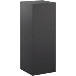 vidaXL Стойка за растения Черно 30 x 30 x 80 cm Стомана (8012488)
