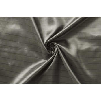 Podšívka viskózová v keprové vazbě - Ocelově šedá s proužkem