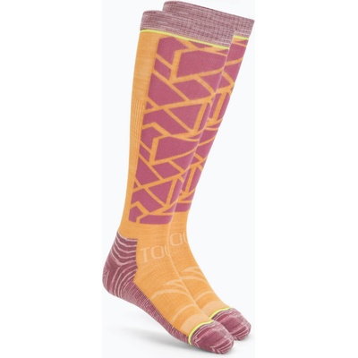 Ortovox Ski Tour Compression Long Socks dámske podkolienky autumn leaves