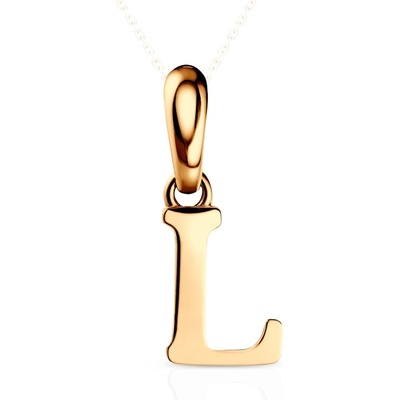 SAVICKI Висулка с буква l savicki : злато