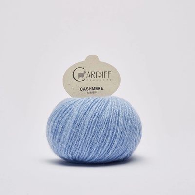 CASHMERE CLASSIC Cardiff Cashmere Farby CASHMERE: 556 svetlá modrá