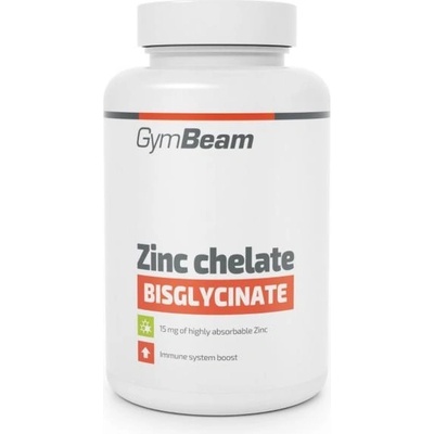 GymBeam Zinek chelát bisglycinát 180 kapslí