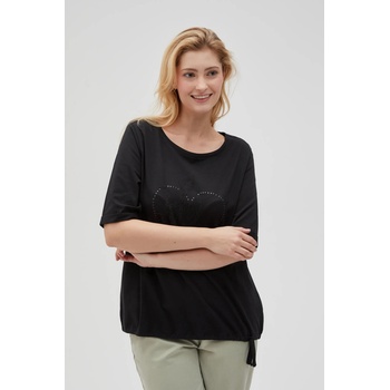 Moodo Дамска черна тениска Moodo Moodo | Cheren | ЖЕНИ | S