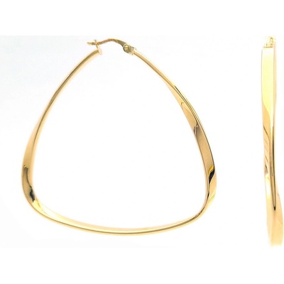 Šperk Holíč zlaté náušnice trojuholník ZN248