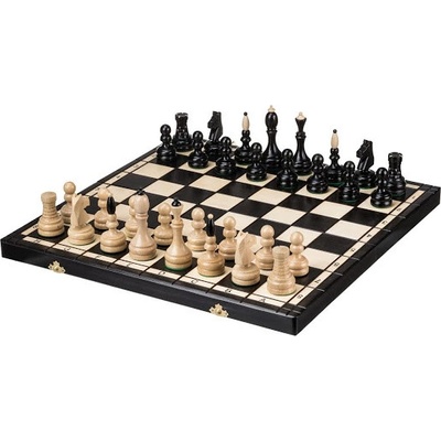 ČistéDřevo Velké dřevěné šachy 48x48 cm