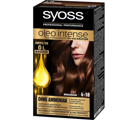 Syoss Oleo Intense Color 4-18 hnědá moka