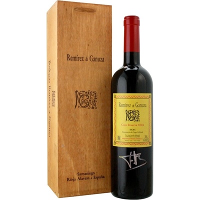 Remírez de Ganuza Gran Reserva s podpisem vinaře suché červené 2010 14,5% 0,75 l (dřevěná kazeta)