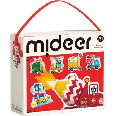 Mideer Moje první Stavební vozidla 22 dílků