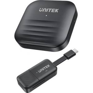 Unitek v1184a01 av удължител av предавател и приемник черен (v1184a01)
