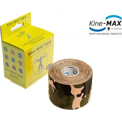 Kine-Max Super-Pro Cotton tejp tmavě zelená 5 cm x 5 m
