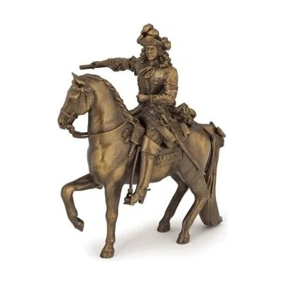 Papo - Фигурка за колекциониране и игра - Крал Луи XIV на своя кон (39709)