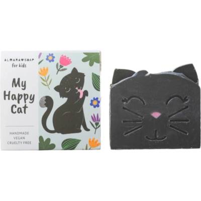 Almara Soap Přírodní tuhé mýdlo pro děti My Happy Cat 100 g