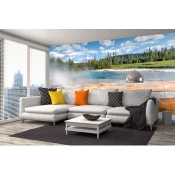 DIMEX ART s. r. o Самозалепваща се флизелинова фототапета голям извор на дъгата 375 x 250 см