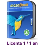 Moza Софтуер Mozabook School-lab, интерактивни лабораторни уроци в реално време, лиценз 1 / 1 година (Moza-ED-mksclb1)