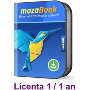 Moza Софтуер Mozabook School-lab, интерактивни лабораторни уроци в реално време, лиценз 1 / 1 година (Moza-ED-mksclb1)