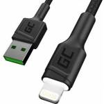 GREENCELL USB > Lightning (ST-ST) 2m Green Cell Backlight White LED Black