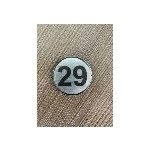 PREVENTA ЦИФРА 29 СРЕБРИСТ КРЪГ 4см (ck29-srk)