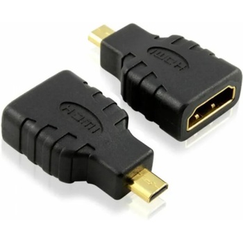 Image 1 of DeTech Преходник DeTech HDMI F - Micro Hdmi M, Черен - 17120