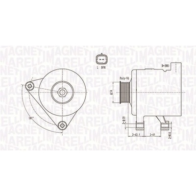 generátor MAGNETI MARELLI 063731498010