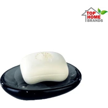 Image 1 of WENKO Поставка за сапун Wenko Pebbles, черна