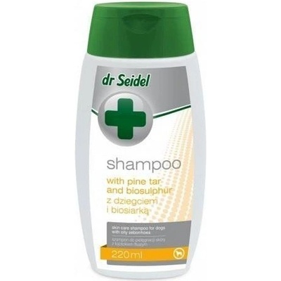 Dermapharm Šampón dr seidel s dechtom a bio-sírou pre psy 220 ml