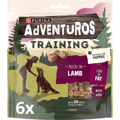 Adventuros Tréninkové pamlsky pro psy jehněčí 6x115 g