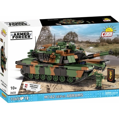 Cobi 2633 Armed Forces M1A2 Abrams SEPv3, 1:35, 1065 k, 1 f – Zboží Dáma