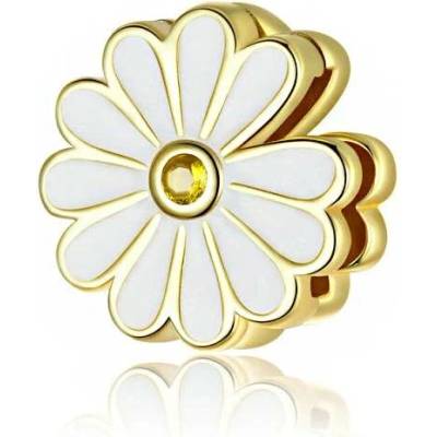 P&J Jewellery Zlatý klip Reflexions Zlatá sedmikráska RFCH13