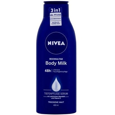 Nivea Body Milk Rich Nourishing хидратиращ лосион за тяло за суха кожа 400 ml за жени
