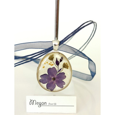 Meganflo Медальон Синя върбинка