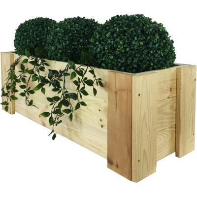 Tvujregal Dřevěný květináč RDF-3-80 28x80x33 - borovice
