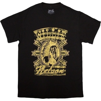 Willie Nelson Риза Horse Unisex Black M (WNTS24MB02)