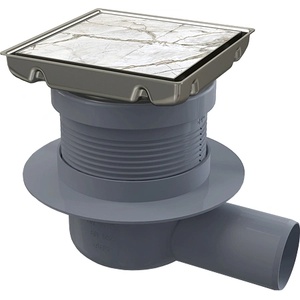 Alcadrain СИФОН ПОДОВ СТР. ОТТИЧ. ф50 НЕРЪЖД. РЕШЕТКА ф130/130 APV140 DOUBLE ALCAPLAST (APV140 Double)