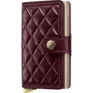 Secrid Miniwallet Premium Emboss Diamond Bordeaux (SECRID-MPEMD)
