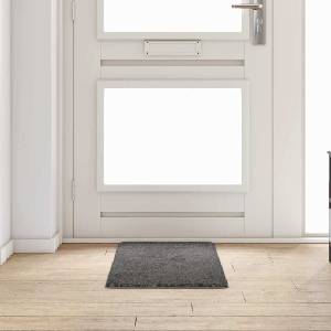 vidaXL Килим пътека Сиво 50 x 100 cm 100% Полипропиленов Тапициран (42011383)
