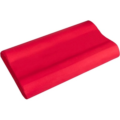 Bellatex polštář anatomický líná pěna Červená 60x33x9-11