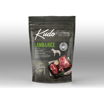 Kudo Low Grain Lamb - Rice Mini Adult - Суха храна за кучета с агнешко месо и ориз за мини породи над 1 година, 3 кг