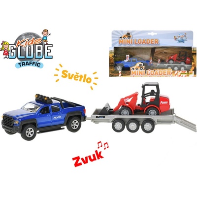 Kids Globe Traffic auto SUV 30cm s bagrem