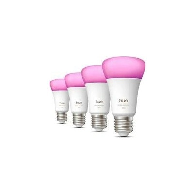 Philips Hue Bluetooth E27 810 lm White and Color Ambiance 4 ks 929003853407