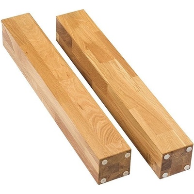 Exclusivholz Aspen Stolová noha, 420 × 80 × 80 mm, dub olejovaný, 2 ks 24655710 – Hledejceny.cz